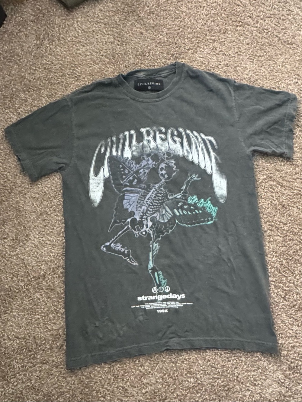Civil Regime Unisex Graphic Tee - Size S